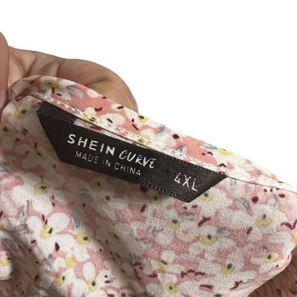 SHEIN Curve 3x peplum floral blouse - Picture 5 of 7
